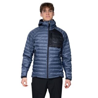 Bergans Daunenjacke Vaagaa Light Down Hood (windabweisend) dunkelblau/schwarz Herren