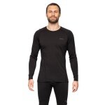 Bergans Langarmshirt Pure Merino (Merinowolle) Unterwäsche schwarz Herren