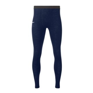 Bergans Unterziehhose Dual Merino Tight (hervorragendes Temperaturregulierung) lang Unterwäsche navyblau Herren