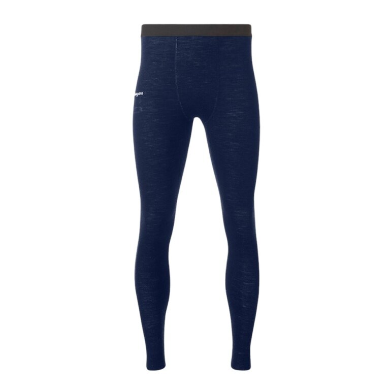 Bergans Unterziehhose Dual Merino Tight (hervorragendes Temperaturregulierung) lang Unterwäsche navyblau Herren