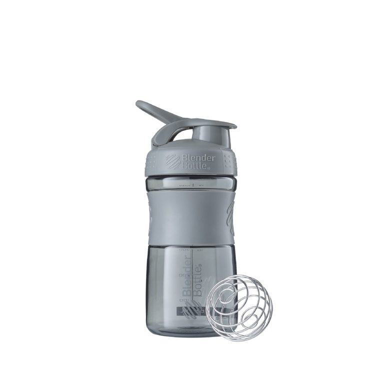 BlenderBottle Trinkflasche Sportmixer Grip 590ml grau