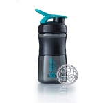 BlenderBottle Trinkflasche Sportmixer Grip Black Fashion 590ml schwarz/blau