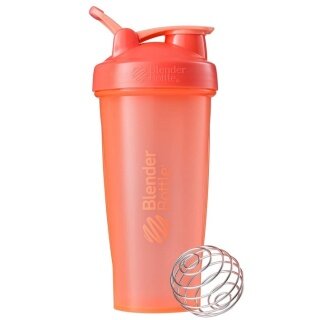 BlenderBottle Trinkflasche Classic Loop Shaker 820ml coral