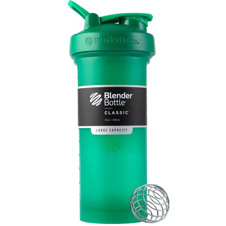 BlenderBottle Trinkflasche Pro45 (extra große Öffnung) 1300ml Emerald grün