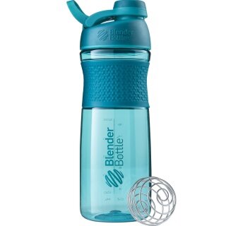 BlenderBottle Trinkflasche Sportmixer Twist 820ml blaugrün