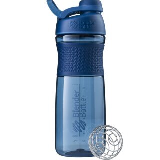 BlenderBottle Trinkflasche Sportmixer Twist 820ml navyblau