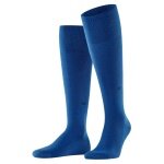 Burlington Kniestrümpfe Leeds (klimaregulierende und komfortable) royalblau Herren - 1 Paar