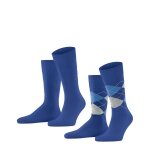 Burlington Tagessocke Everyday 2-Pack blau Herren - 2 Paar