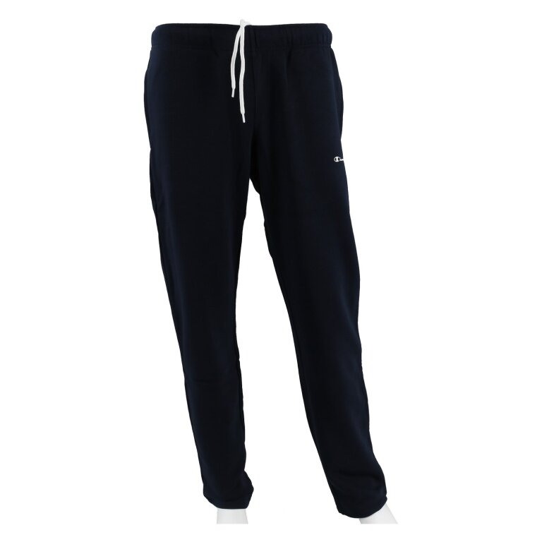 Pants Hem bestellen Herren Baumwolle aus Authentic Jogginghose online Champion Straight navyblau lang