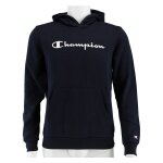 Champion Kapuzenpullover Hoodie Big Logo Print (gefüttert) navyblau Jungen