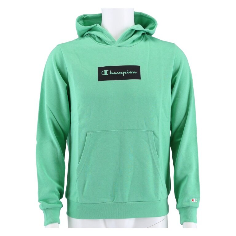 Champion Kapuzenpullover (Hoodie) Box-Logo grün bestellen online Jungen