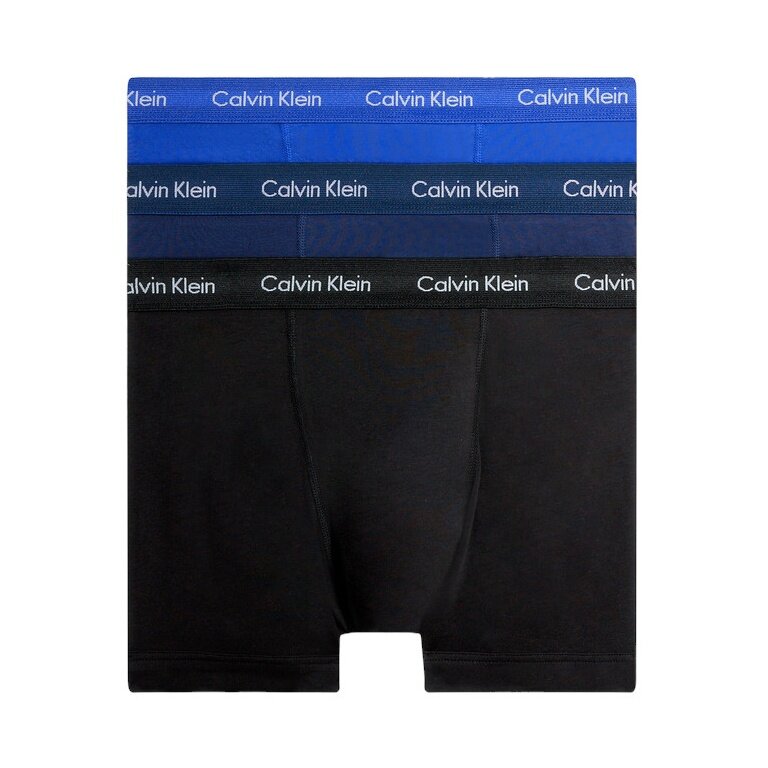 Calvin Klein Unterwäsche Boxershorts Cotton Stretch Brief (Baumwolle) mehrfarbig schwarz/blau Herren - 3 Stück