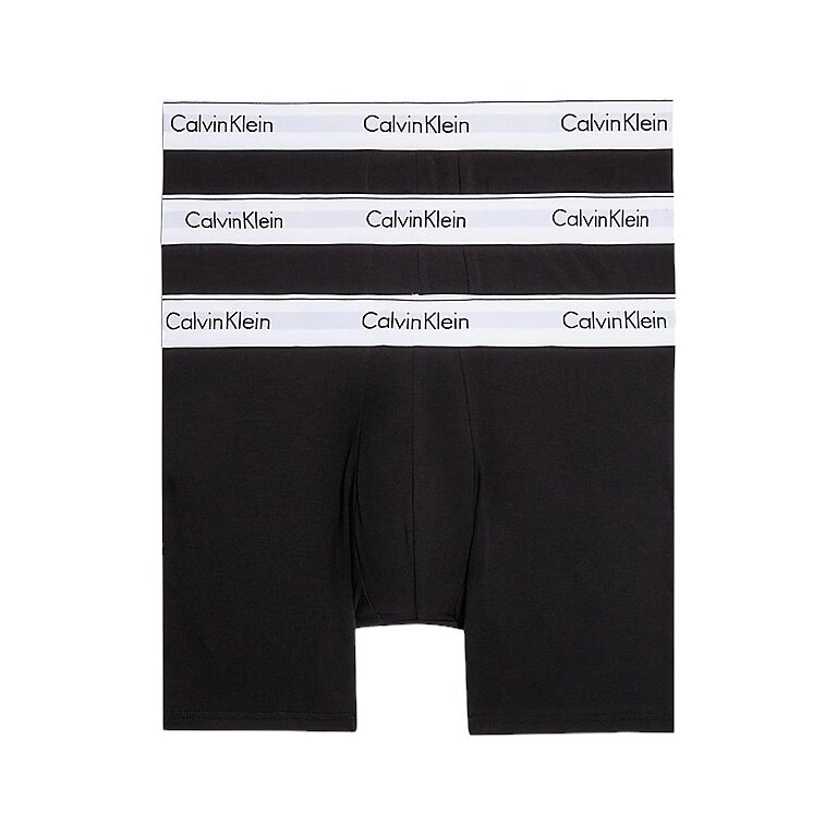 Calvin Klein Unterwäsche Boxershorts Brief Modern Cotton (Baumwolle) schwarz Herren - 3 Stück