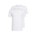 Calvin Klein Shirt Crew Neck (95% Baumwolle) Unterwäsche weiss Herren - 2er Pack