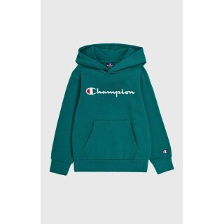 Champion Kapuzenpullover (Fleece-Hoodie) Big Logo Print dunkelgrün Jungen