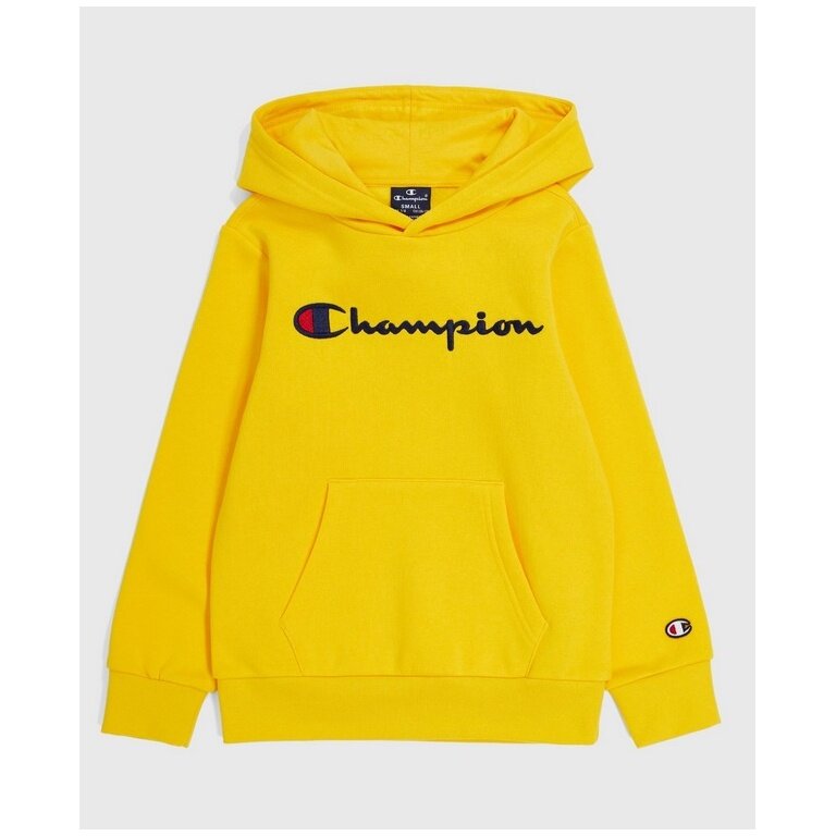 Champion Kapuzenpullover (Fleece-Hoodie) Jungen Print Big bestellen online Logo gelb