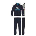 Champion Trainingsanzug (Jacke&Hose aus Baumwolle) mit New York-Logo navyblau Kinder