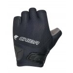 Chiba Fahrrad-Handschuhe Gel Air (ergonomisch geformte Poron-Gel Polsterung) schwarz - 1 Paar