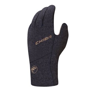 Chiba Winter-Fahrradhandschuhe All Natural Glove Waterproof schwarz - 1 Paar