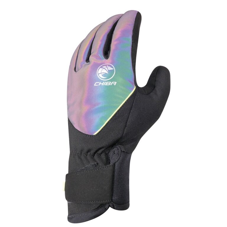 Chiba Winter-Fahrradhandschuhe Roadmaster Reflex bunt/schwarz - 1 Paar