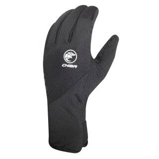 Chiba Winter-Fahrradhandschuhe Softshell Light schwarz - 1 Paar