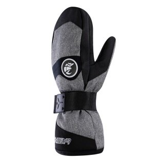 Chiba Winterhandschuhe Board Mitten (wasserdicht, winddicht) hellgrau/weiss - 1 Paar