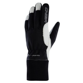 Chiba Winterhandschuhe Nordic Plus (Puller-Anziehhilfe) schwarz - 1 Paar