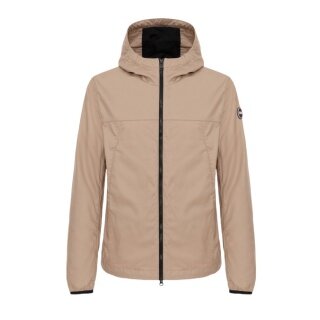 Colmar Übergangansjacke Fibers (aus Baumwolle, mit Kapuze) beige/braun Herren