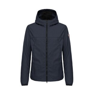 Colmar Übergangansjacke Fibers (aus Baumwolle, mit Kapuze) navyblau Herren