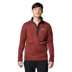 Columbia Fleecejacke Sweater Weather Full Zip 2.0 (warm, weiches Material) rot Herren