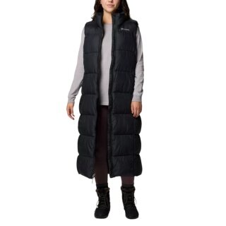 Columbia Winter-Daunenweste Puffect Long Vest (Thermarator Isolierung, Omni-Shield) schwarz Damen