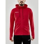 Craft Trainingsjacke Evolve Hood - strapazierfähige Mid-Layer-Kapuzenjacke aus Stretchmaterial - rot Herren