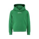 Craft Kapuzenpullover Community 2.0 Logo Hoodie (athletische Passform) grün Kinder