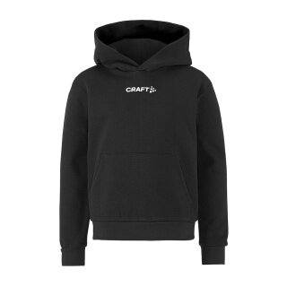 Craft Kapuzenpullover Community 2.0 Logo Hoodie (athletische Passform) schwarz Kinder