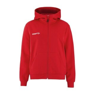 Craft Kapuzenpullover Community 2.0 Logo Full Zip Hoodie (Baumwolle/Polyester) rot Damen