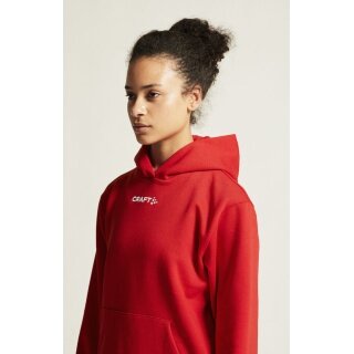 Craft Kapuzenpullover Community 2.0 Logo Hoodie (athletische Passform) rot Damen