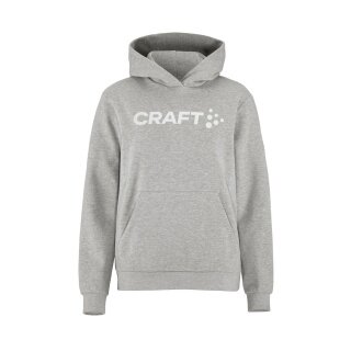 Craft Kapuzenpullover Community 2.0 Hoodie (hoher Tragekomfort) hellgrau Damen