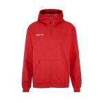 Craft Kapuzenpullover Community 2.0 Logo Full Zip Hoodie (Baumwolle/Polyester) rot Herren