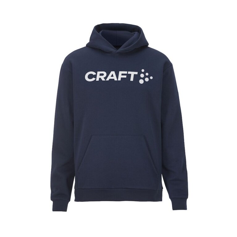 Craft Kapuzenpullover Community 2.0 Hoodie (hoher Tragekomfort) navyblau Herren