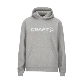 Craft Kapuzenpullover Community 2.0 Hoodie (hoher Tragekomfort) hellgrau Herren