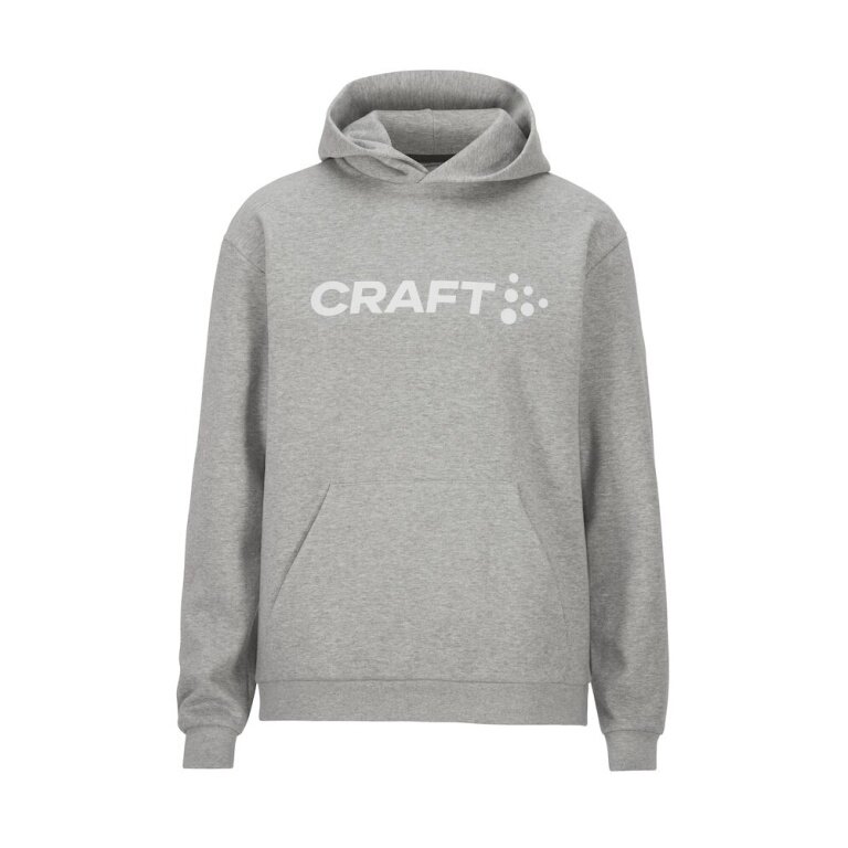 Craft Kapuzenpullover Community 2.0 Hoodie (hoher Tragekomfort) hellgrau Herren