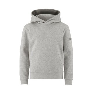 Craft Kapuzenpullover Community 2.0 Hoodie (athletische Passform) hellgrau Kinder