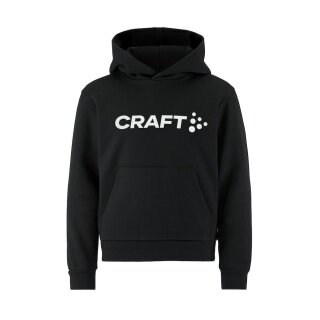 Craft Kapuzenpullover Community 2.0 Hoodie (hoher Tragekomfort) schwarz Kinder