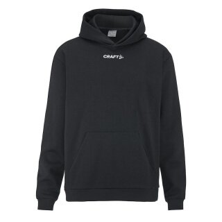 Craft Kapuzenpullover Community 2.0 Logo Hoodie (athletische Passform) schwarz Herren