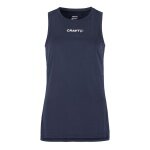 Craft Sport-Tank Rush 2.0 Singlet ärmellos (100% rec. Polyester) navyblau Damen