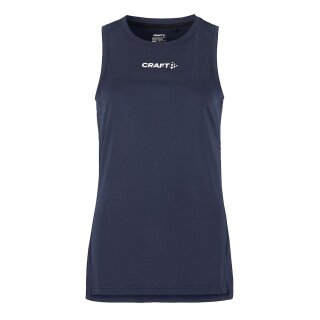 Craft Sport-Tank Rush 2.0 Singlet ärmellos (100% rec. Polyester) navyblau Damen