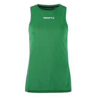 Craft Sport-Tank Rush 2.0 Singlet ärmellos (100% rec. Polyester) grün Damen