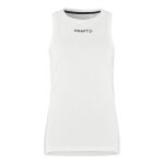 Craft Sport-Tank Rush 2.0 Singlet ärmellos (100% rec. Polyester) weiss Damen