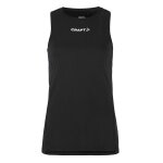 Craft Sport-Tank Rush 2.0 Singlet ärmellos (100% rec. Polyester) schwarz Damen