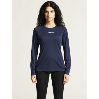 Craft Sport-Langarmshirt Rush 2.0 Tee (leicht, funktionell) navyblau Damen